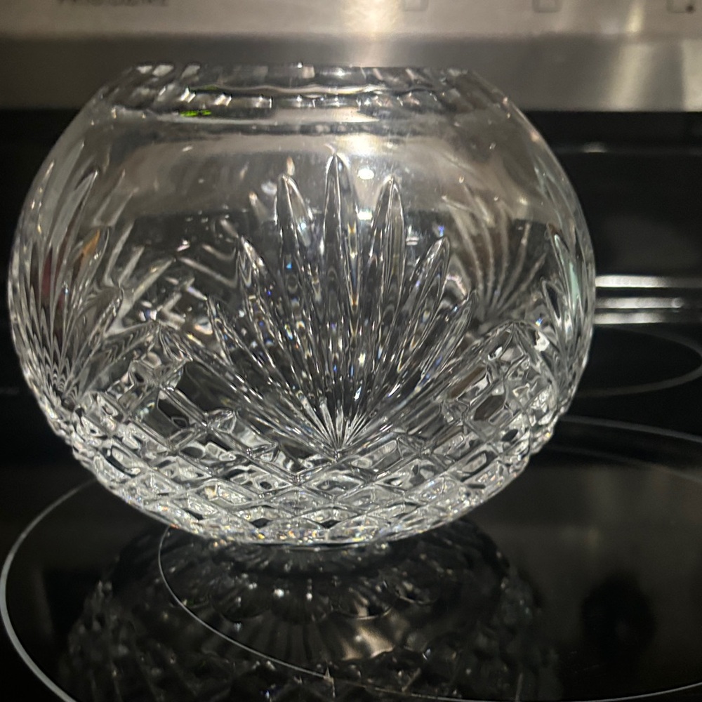 Wedgwood Clear Cut Crystal Glass Bowl 6 inch